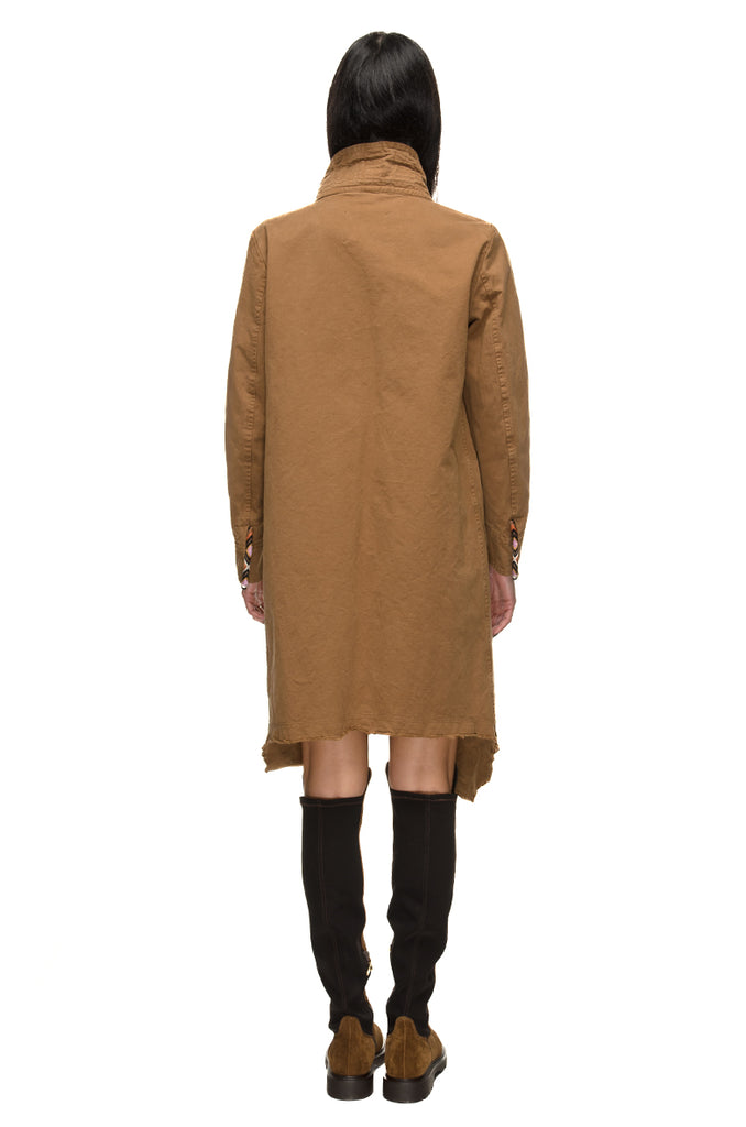 PARKA CAMMELLO IN COTONE BAZAR DELUXE