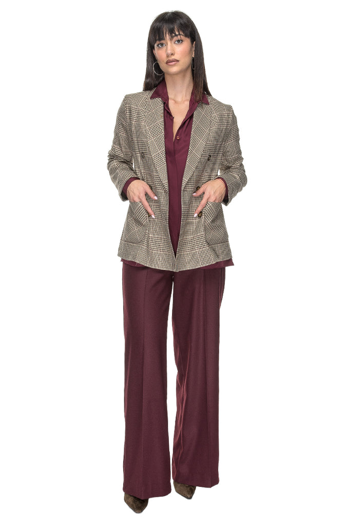 BLAZER PRINCIPE DI GALLES 3+1 FIT
