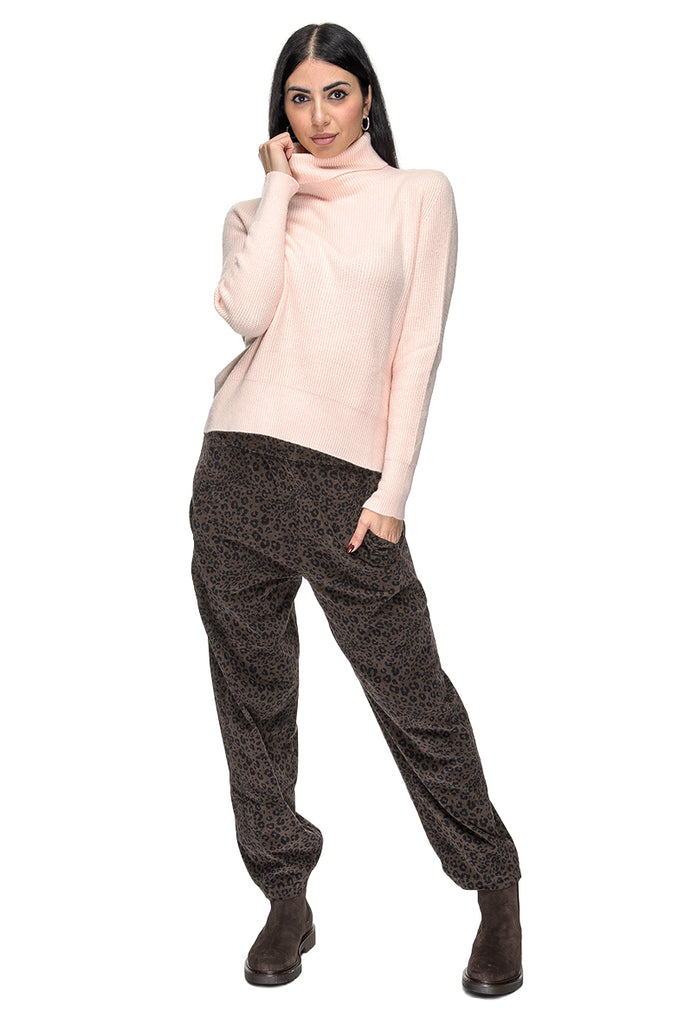 MAGLIONE COLLO ALTO ROSA ERIKA