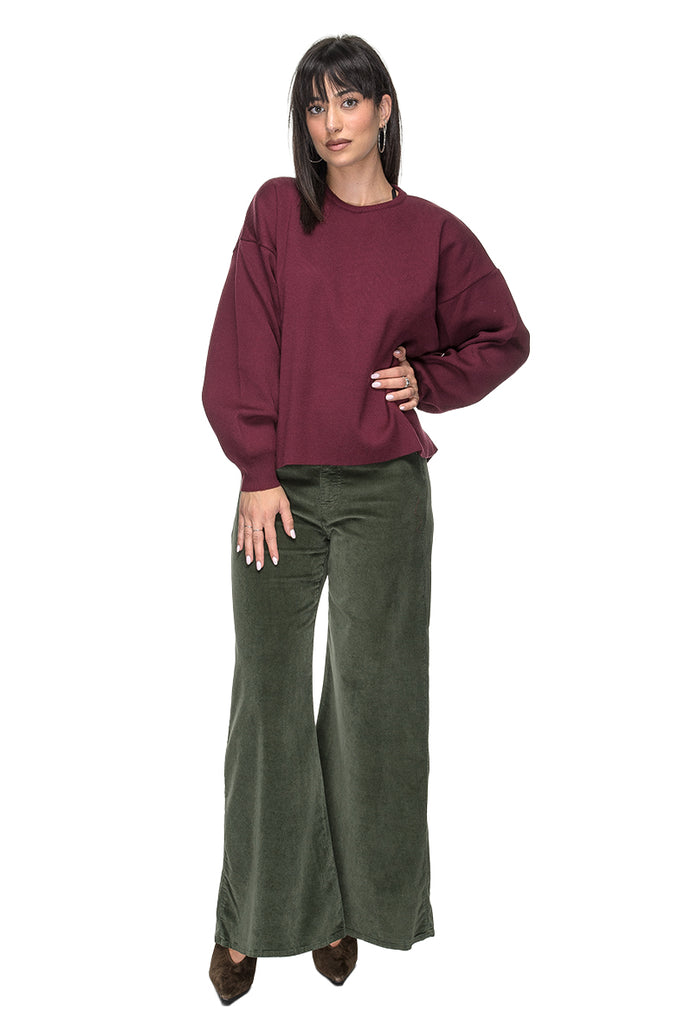 MAGLIA VISCOSA BORDEAUX MARSEM
