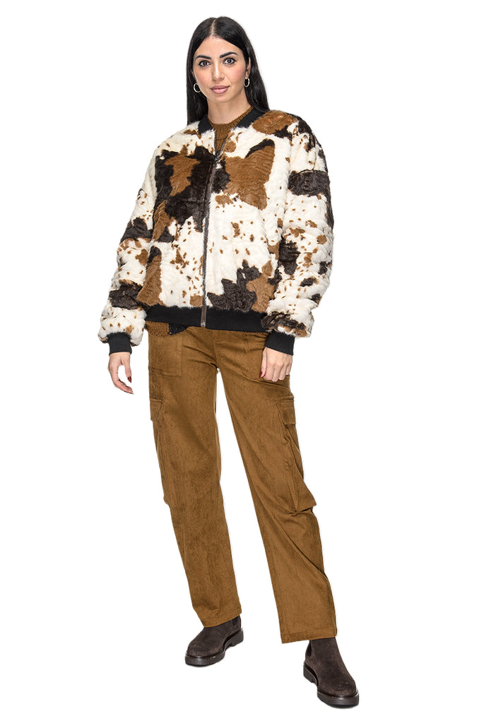 BOMBER DOUBLEWEAR ANIMALIER WEILI ZHENG