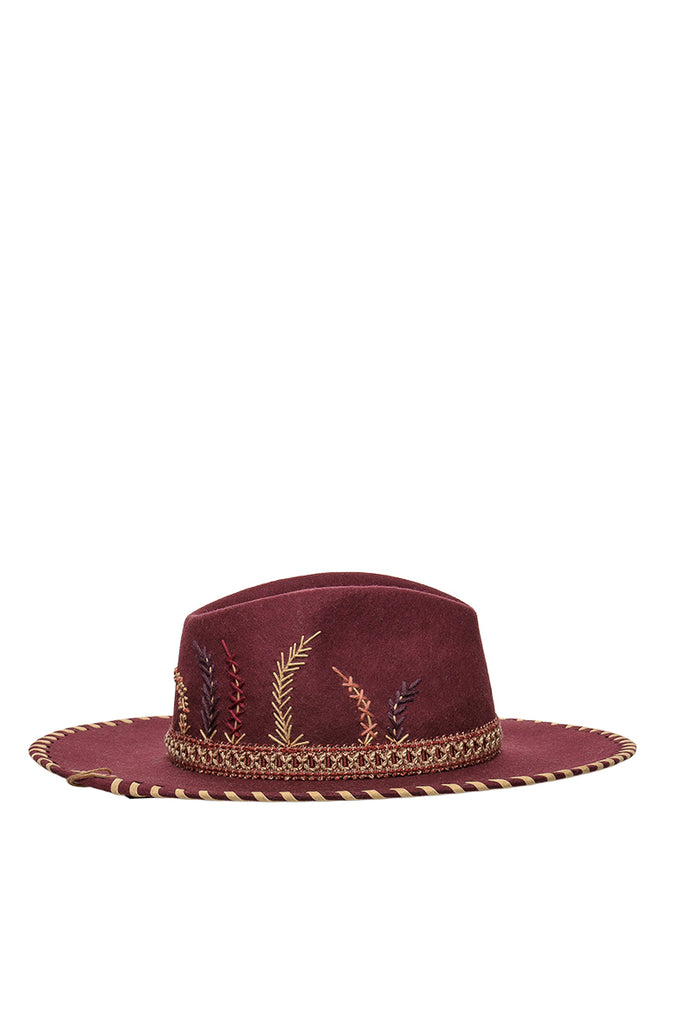 CAPPELLO FEDORA BORDEAUX THE HAT PHILOSOPHY