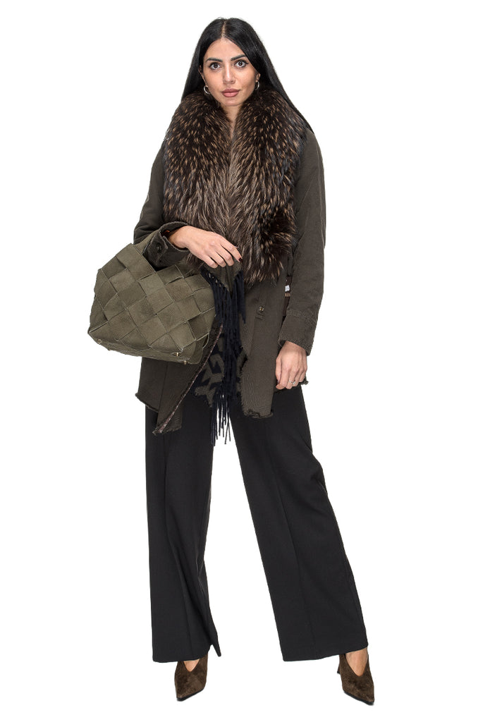 GIACCONE CON PELLICCIA MORO BAZAR DELUXE