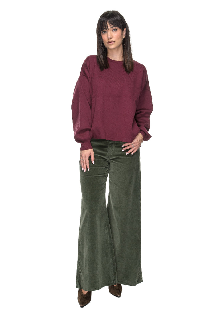 PANTALONE PALAZZO DYED VELLUTO CIGALA'S