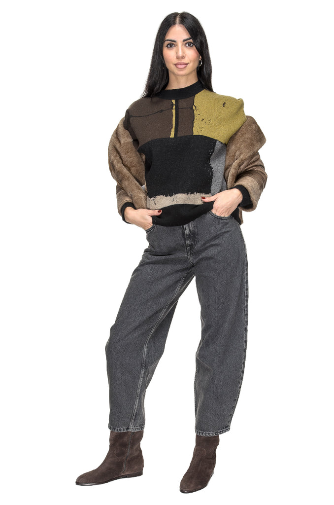 MAGLIONE BROWN PHISIQUE DU ROLE