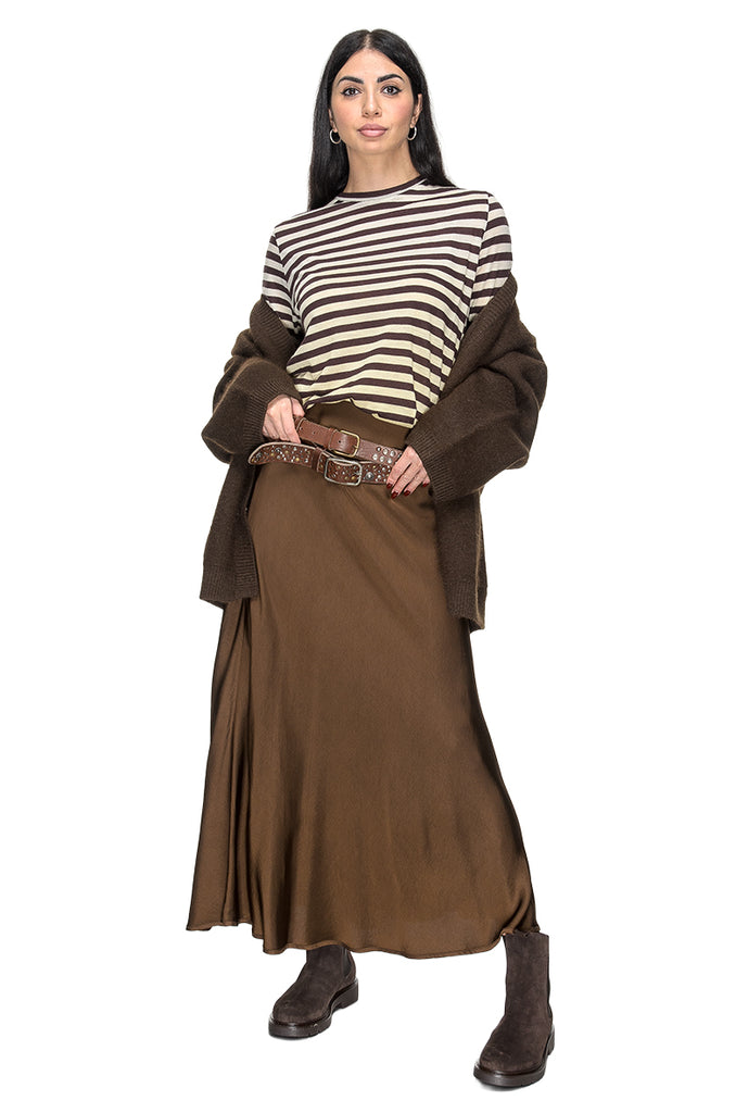 GONNA GODET IN RASO POUR MOI