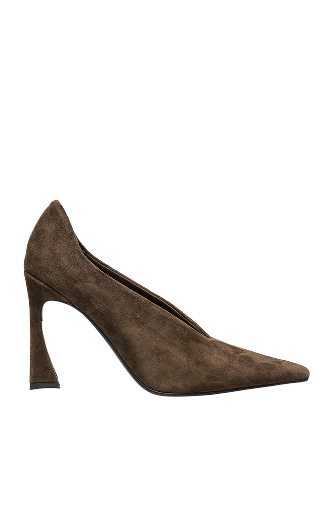DECOLLETTE SUEDE MORO JEFFREY CAMPBELL
