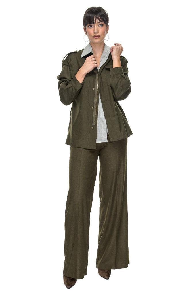 GIACCA SAHARIANA VERDE 3+1 FIT