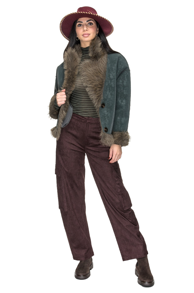 GIACCA ECO DARK GREEN MEHRAN