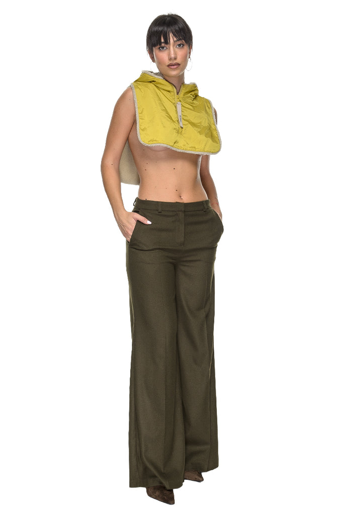 PANTALONE VERDE MILITARE 3+1 FIT