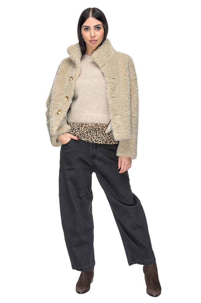 GIACCA ECOFUR BEIGE MEHRAN