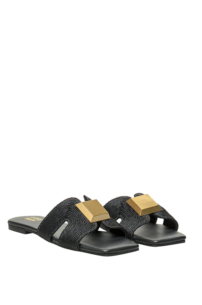 CIABATTINA NERA GLAMMY GIPSY ROSE