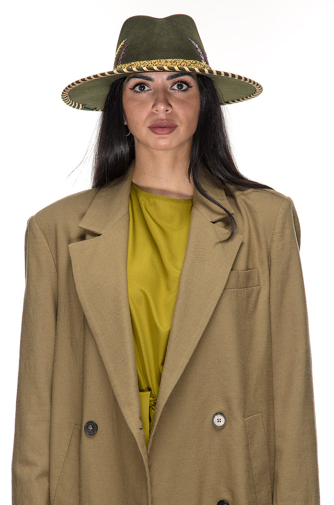 CAPPELLO FEDORA VERDE THE HAT PHILOSOPHY