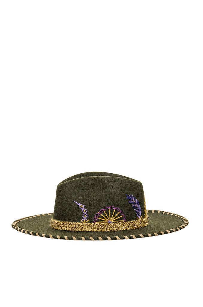 CAPPELLO FEDORA VERDE THE HAT PHILOSOPHY