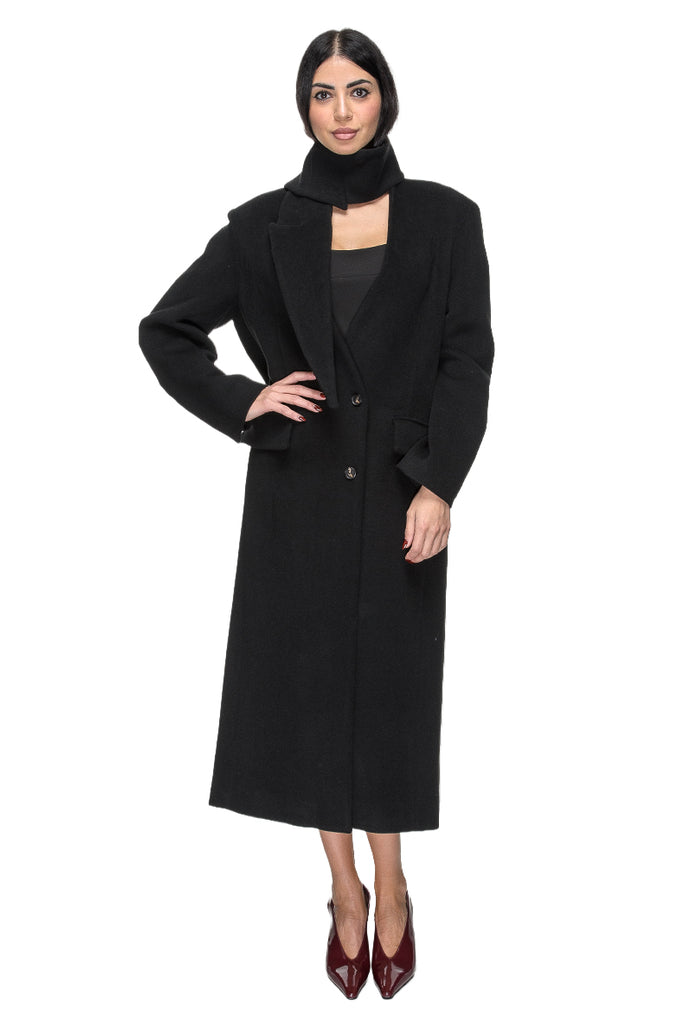 CAPPOTTO NERO SU