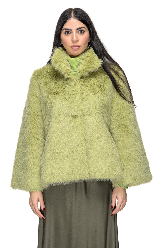 GIACCA ECOFUR GREEN MEHRAN