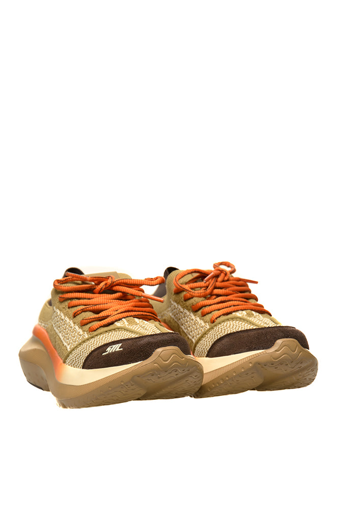 SNEAKERS ELEVATE BROWN/TAN STEVE MADDEN