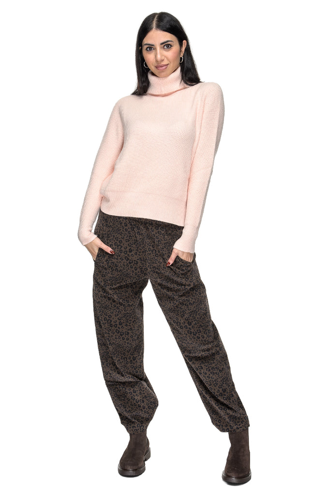 MAGLIONE COLLO ALTO ROSA ERIKA