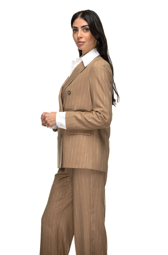 TAILLEUR GESSATO CAMEL FLOW