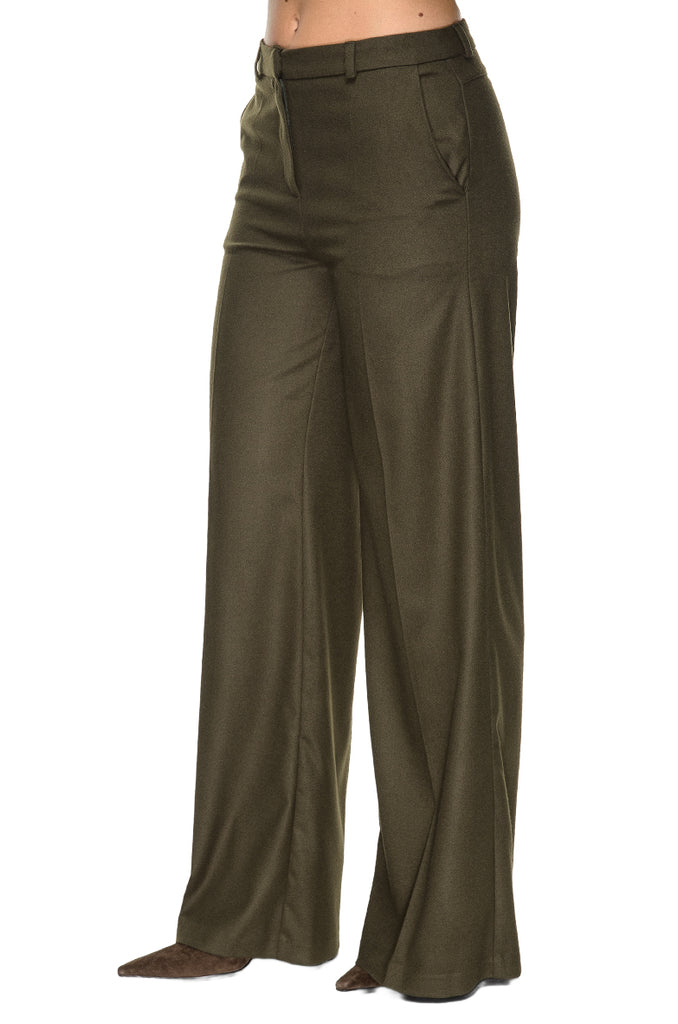 PANTALONE VERDE MILITARE 3+1 FIT