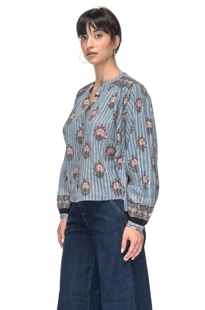 OMARA BLOUSE CERULEAN MAISON HOTEL