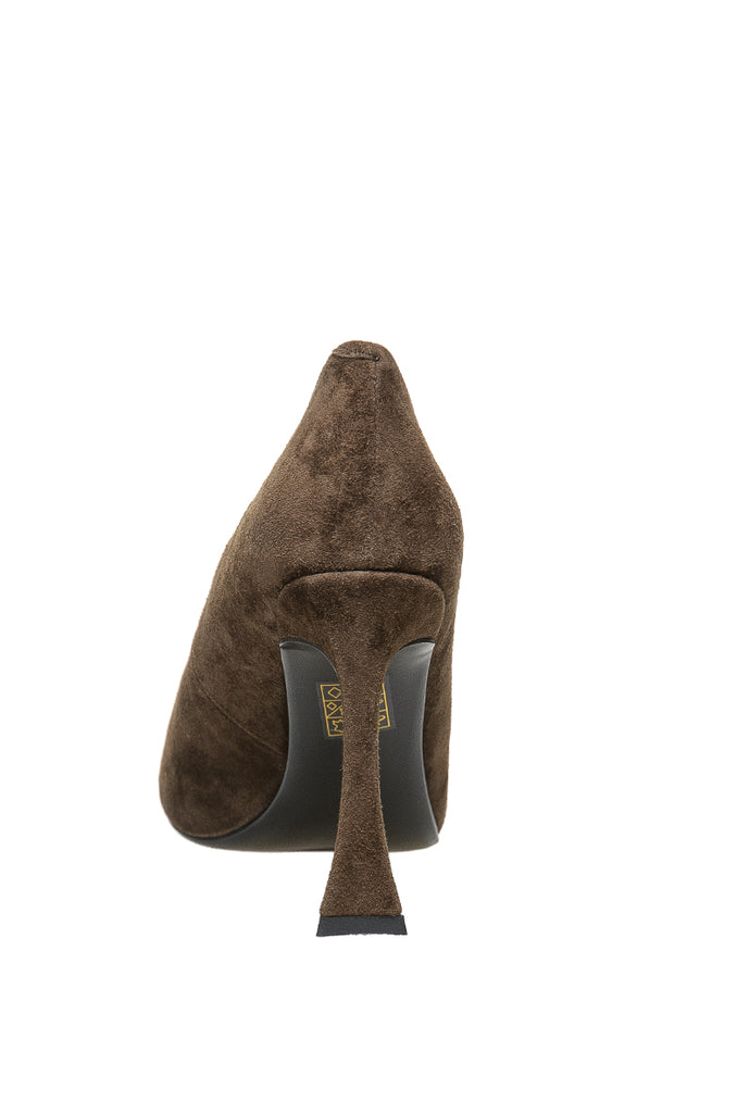 DECOLLETTE SUEDE MORO JEFFREY CAMPBELL