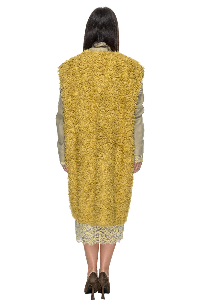ECOFUR GILET LONG VESTE MAYO PHISIQUE DU ROLE