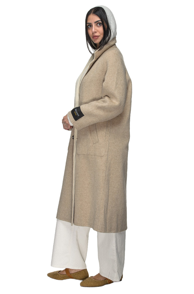 CAPPOTTO DOUBLE PANNA/BEIGE WU SIDE