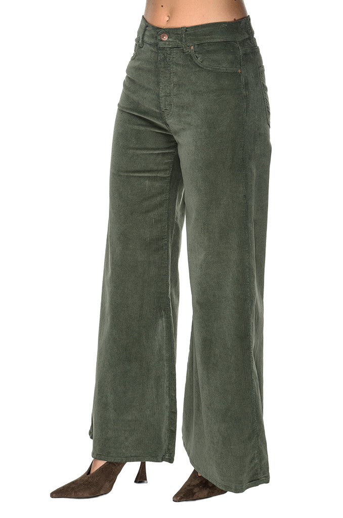 PANTALONE PALAZZO DYED VELLUTO CIGALA'S