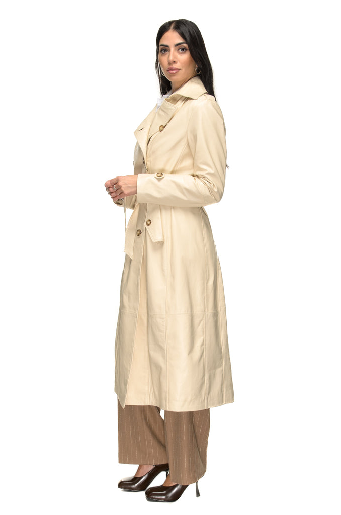 TRENCH PELLE PANNA 3+1 FIT