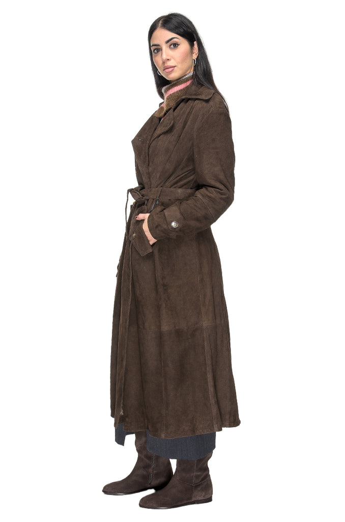 TRENCH LUNGO CAMOSCIO 3+1 FIT