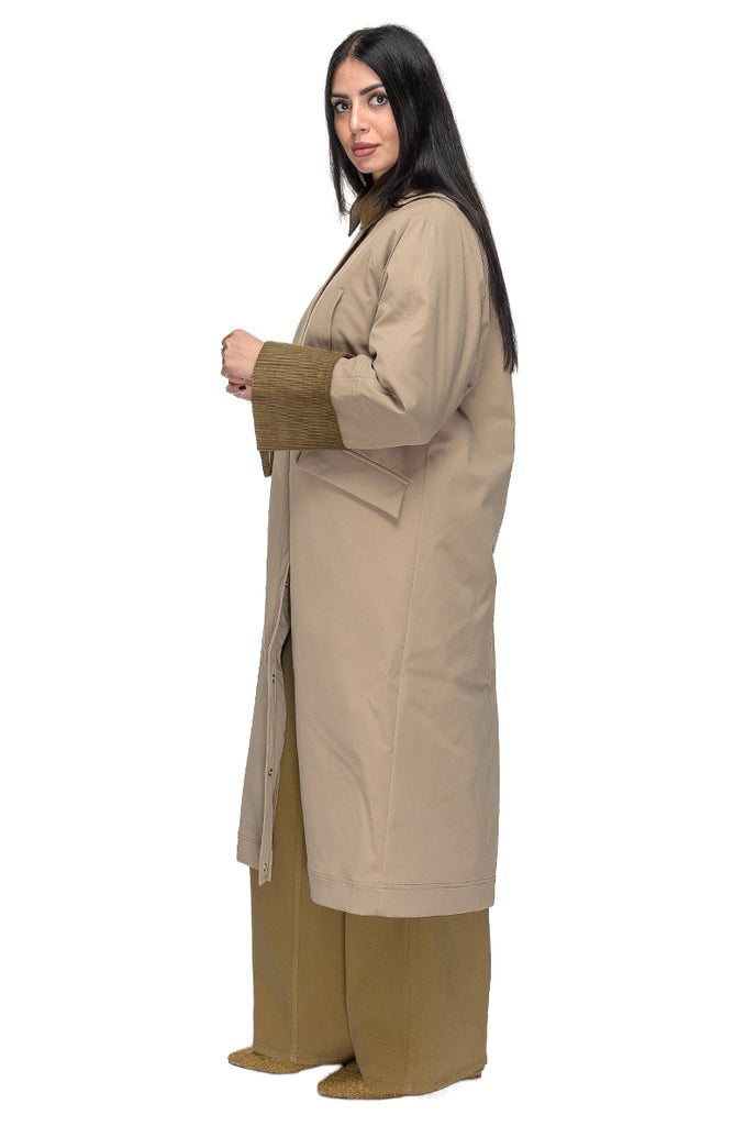 IMPERMEABILE INTERNO IMBOTTITO CAMMELLO OOF WEAR