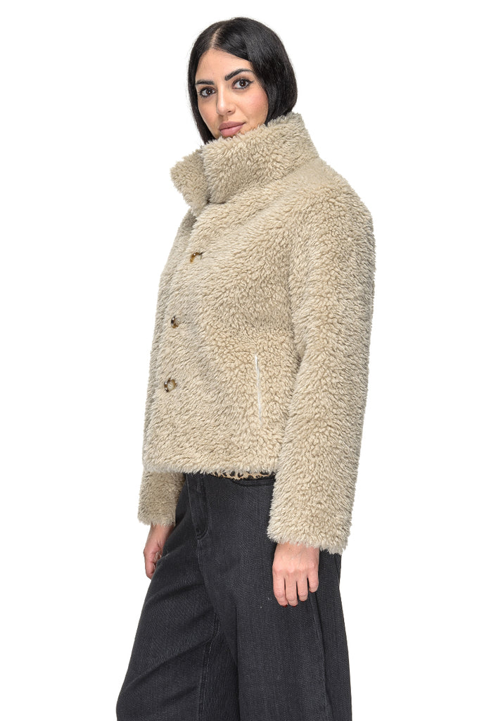 GIACCA ECOFUR BEIGE MEHRAN