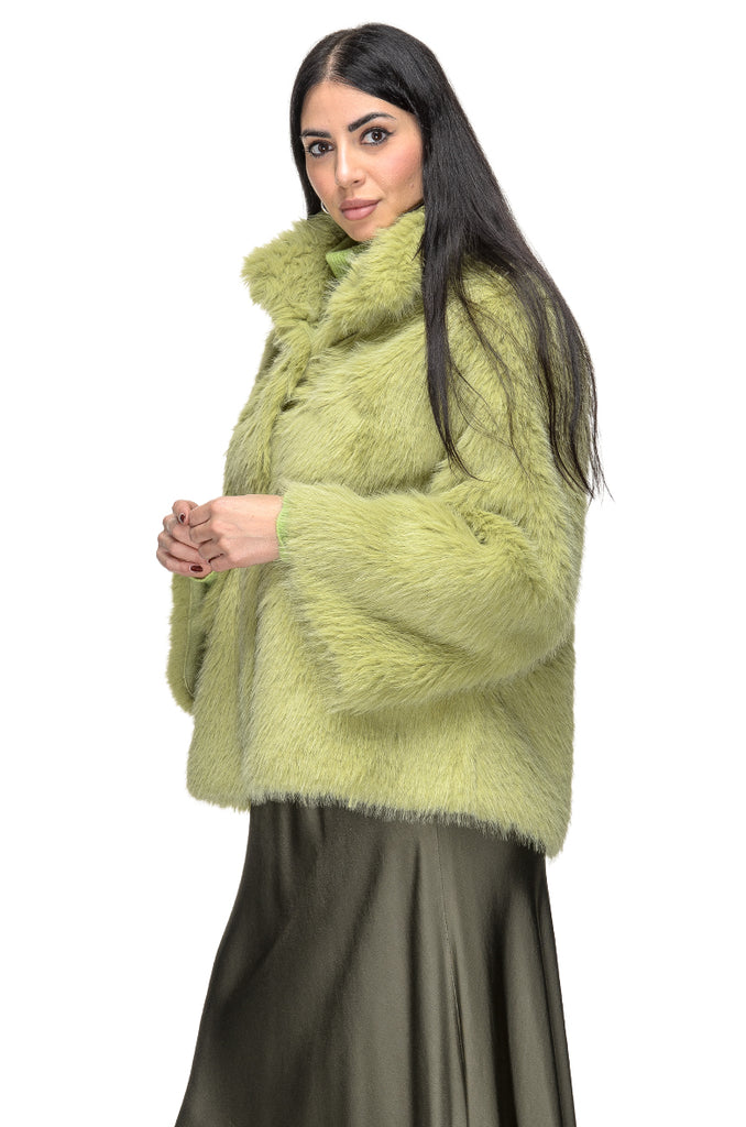 GIACCA ECOFUR GREEN MEHRAN