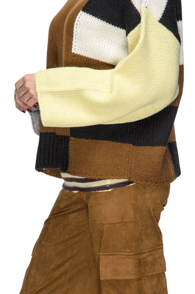 MAGLIONE MULTICOLOR PHISIQUE DU ROLE