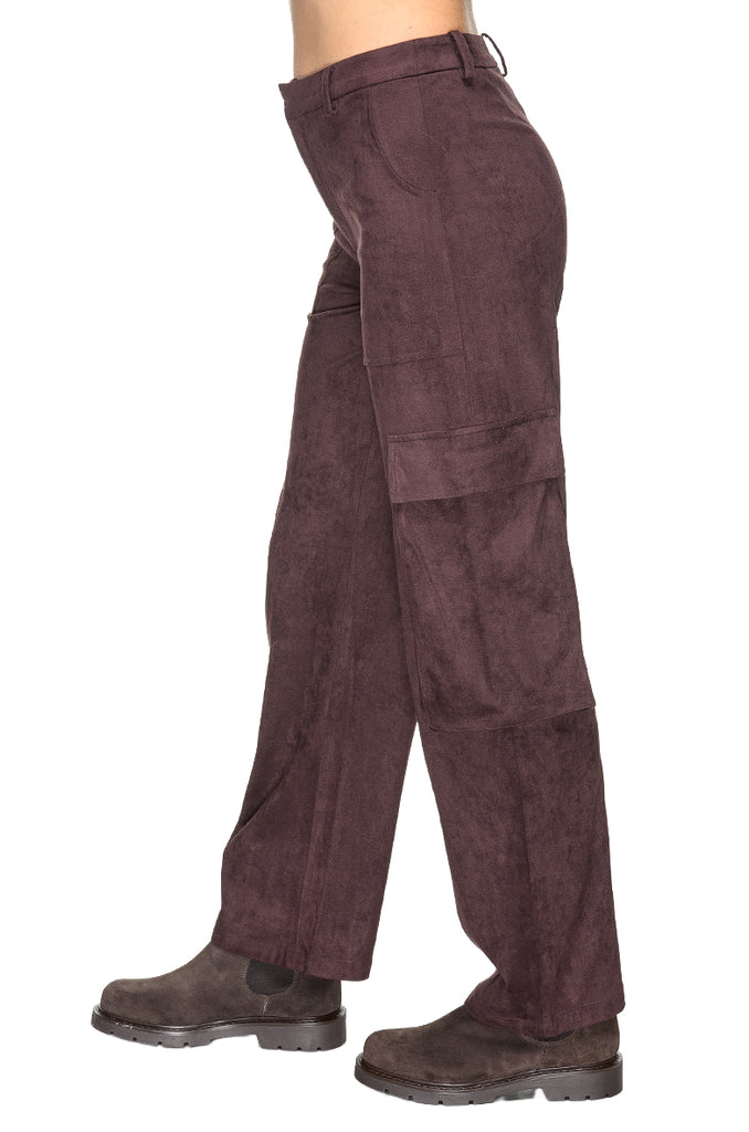 CARGO PANTS DAINETTO BORDEAUX WEILI ZHENG