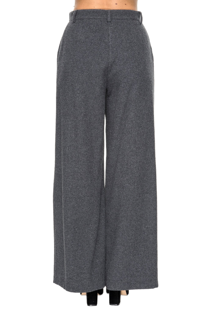 PANTALONE PINCES ANTRACITE SU