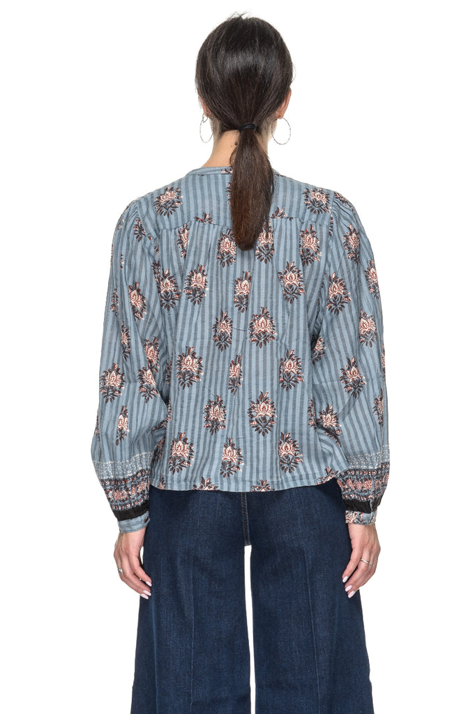 OMARA BLOUSE CERULEAN MAISON HOTEL
