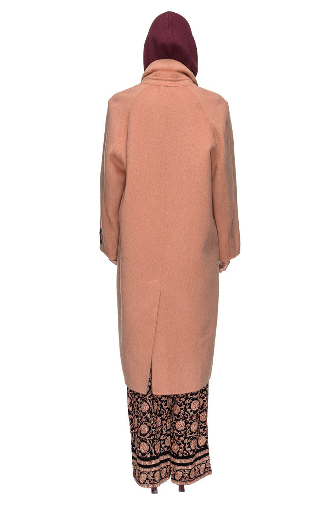 CAPPOTTO DOUBLE CAMMELLO ROSA WU SIDE