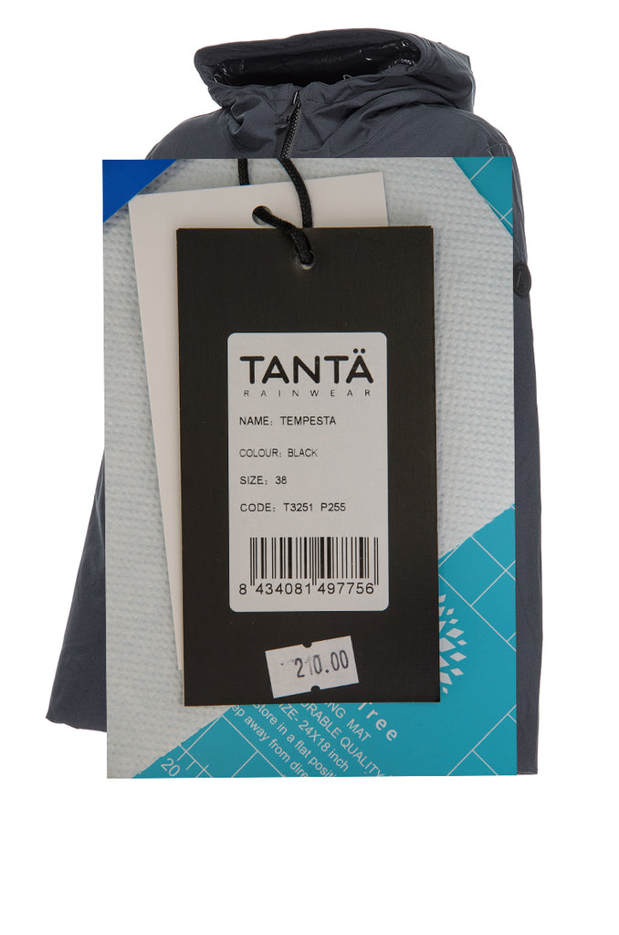 PIUMINO TEMPESTA NERO TANTA RAIN WEAR