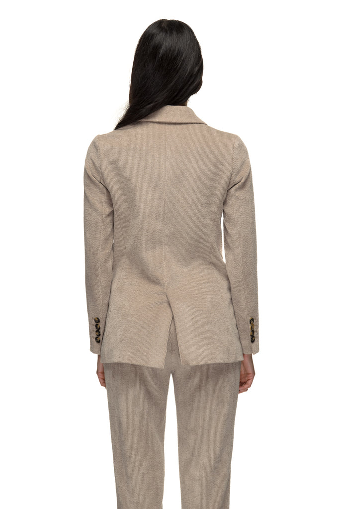 TAILLEUR VELLUTO A COSTE TAUPE 3+1 FIT