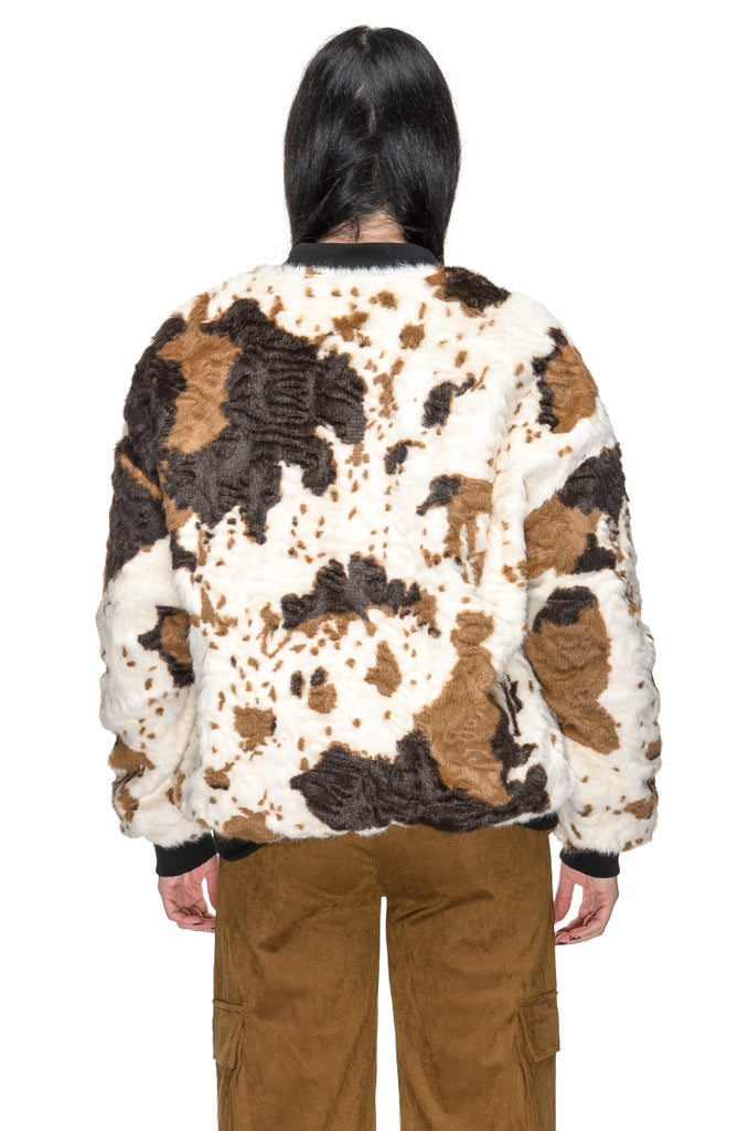 BOMBER DOUBLEWEAR ANIMALIER WEILI ZHENG