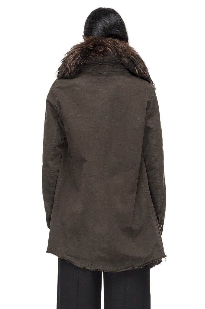 GIACCONE CON PELLICCIA MORO BAZAR DELUXE