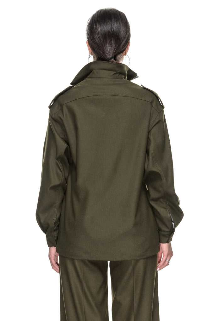 GIACCA SAHARIANA VERDE 3+1 FIT