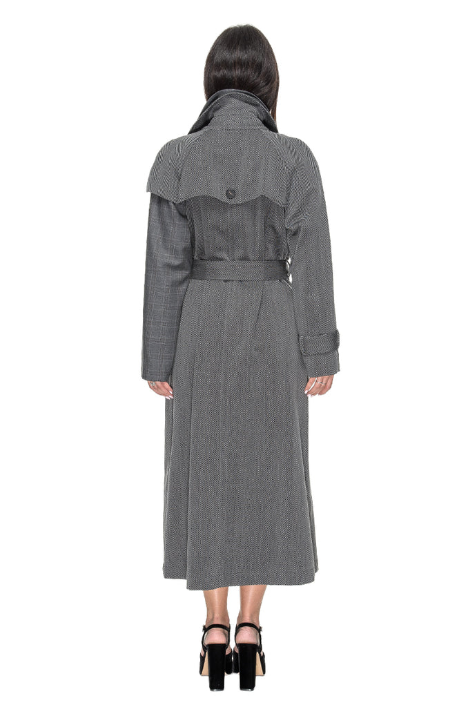TRENCH VIRGIL WOOL & COTTON PHISIQUE DU ROLE