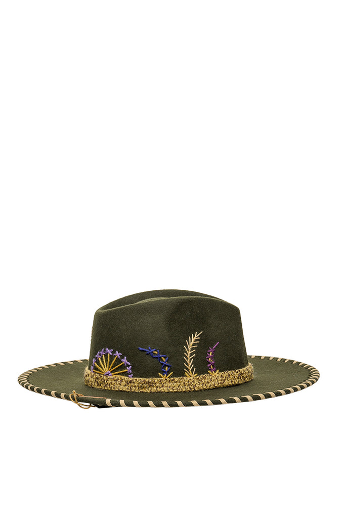 CAPPELLO FEDORA VERDE THE HAT PHILOSOPHY