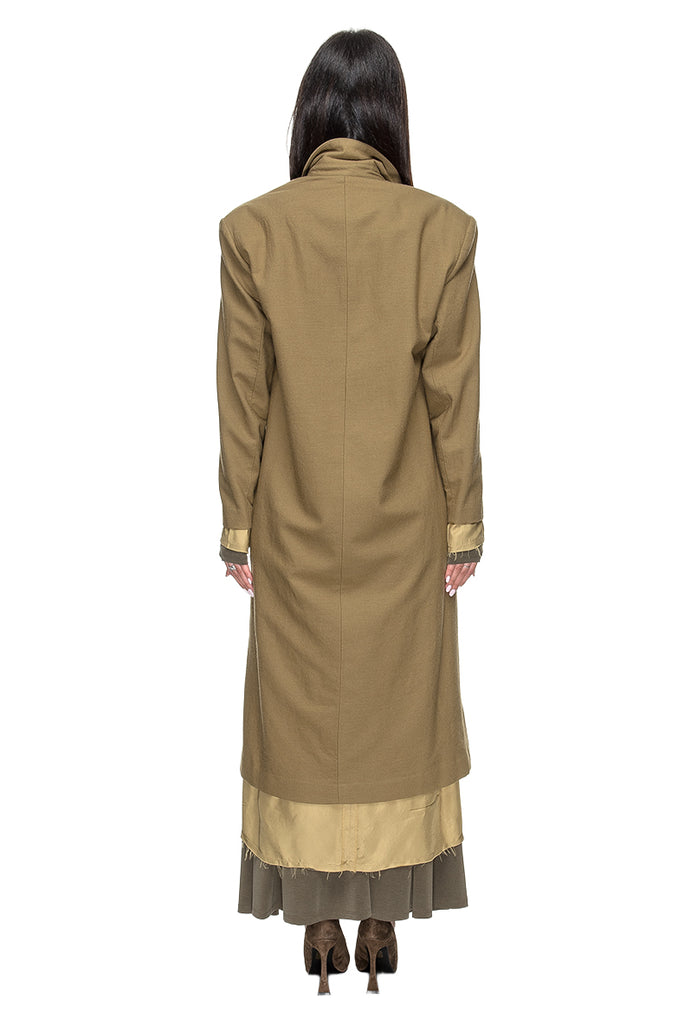 COAT GRANDPA WOOL COTTON OIL PHISIQUE DU ROLE