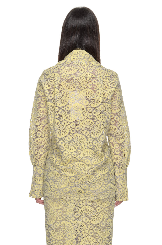 CAMICIA IN PIZZO CON SCIARPETTA PHISIQUE DU ROLE
