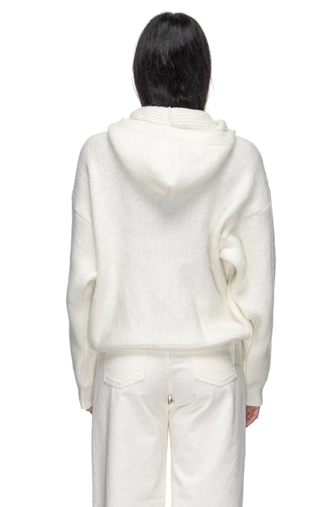 MAGLIA OVER CAPPUCCIO BURRO MARSEM