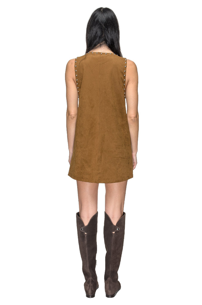 ABITO CORTO A TRAPEZIO IN DAINETTO WEILI ZHENG